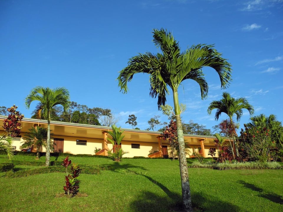 Blick auf unser Zimmer vom Garten aus Hotel Los Lagos