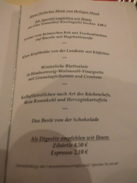 Gastro Flair Hotel Sonnenhof