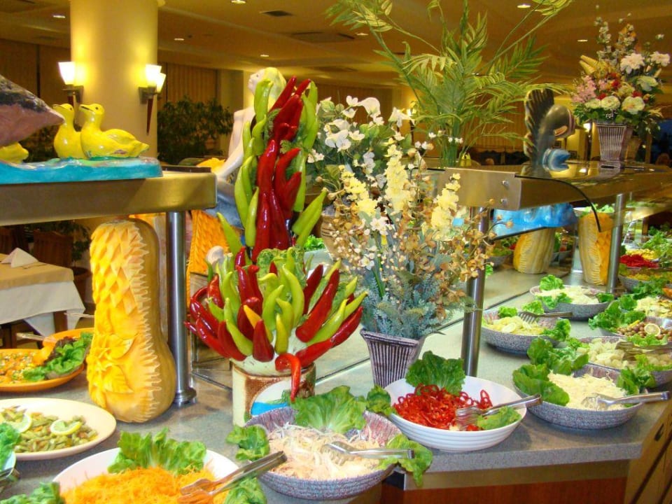 Paprika-Strauß auf  Mittags - Buffet Side Sun Hotel