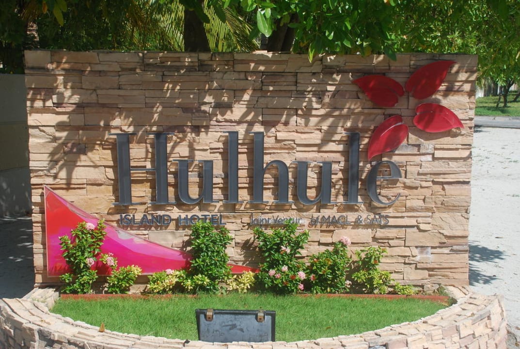 Eingang Hotel Hulhule Island