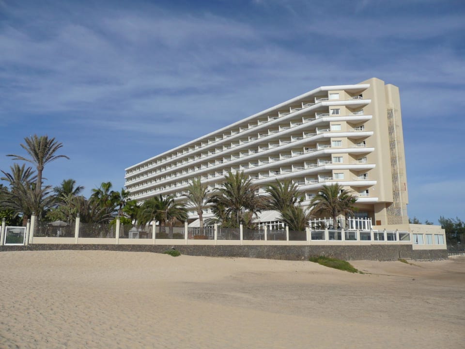 Blick vom Strand Hotel Riu Oliva Beach Resort
