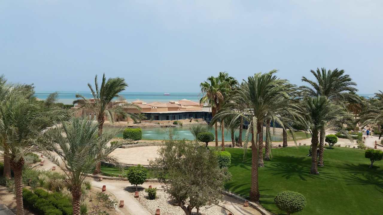 Ausblick aus unserem Zimmer Club Paradisio El Gouna, Red Sea