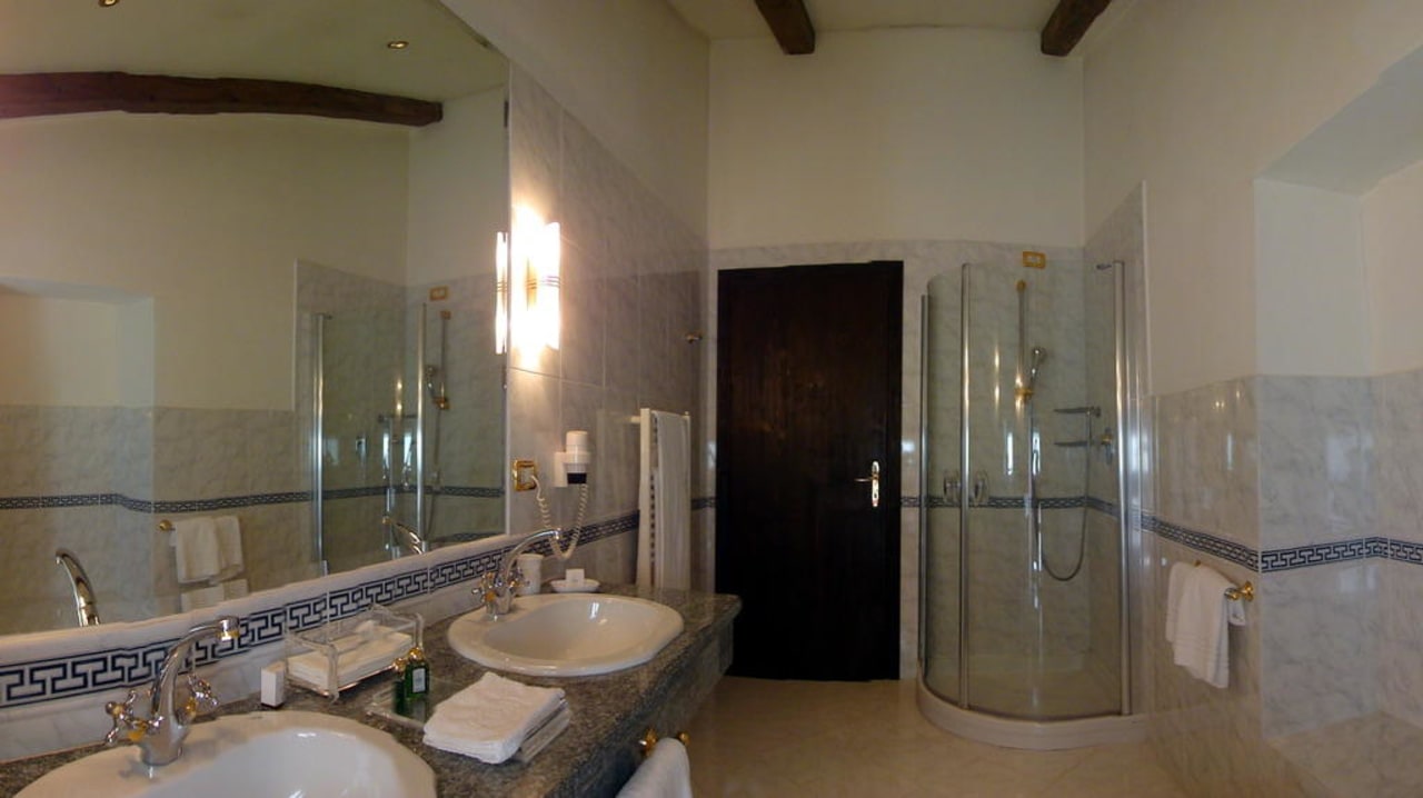 Badezimmer (die Wanne ist nicht drauf) Sunstar Hotel Piemont