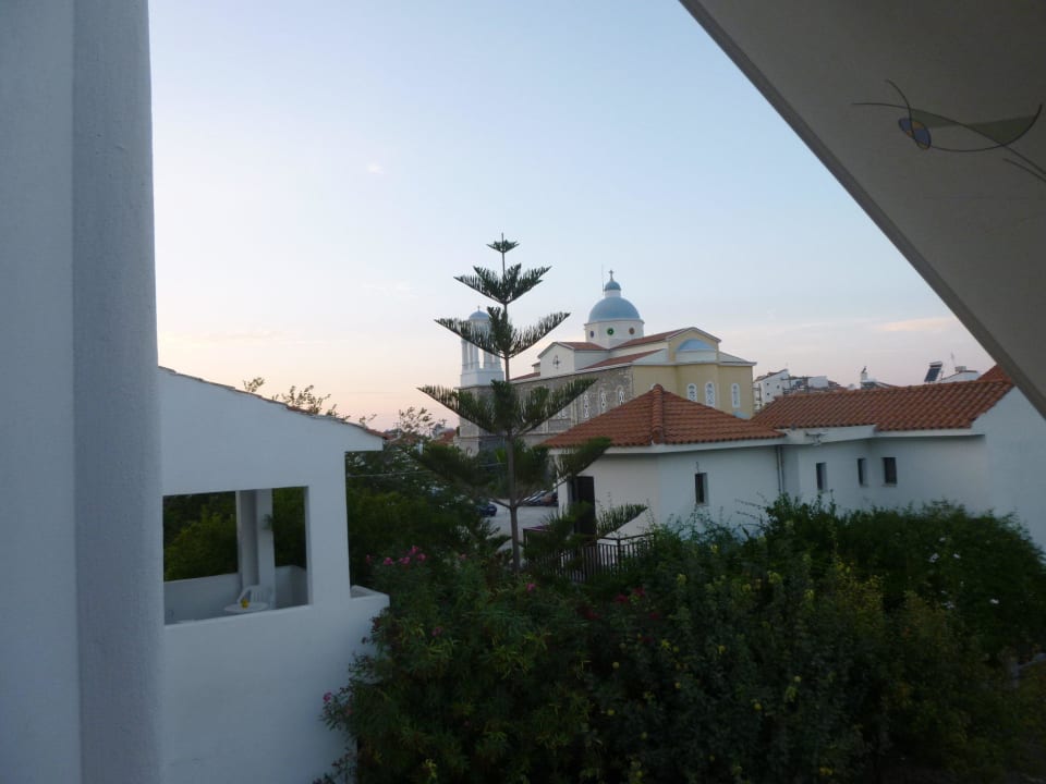 Ausblick unseres Zimmers Hotel Golden Sun