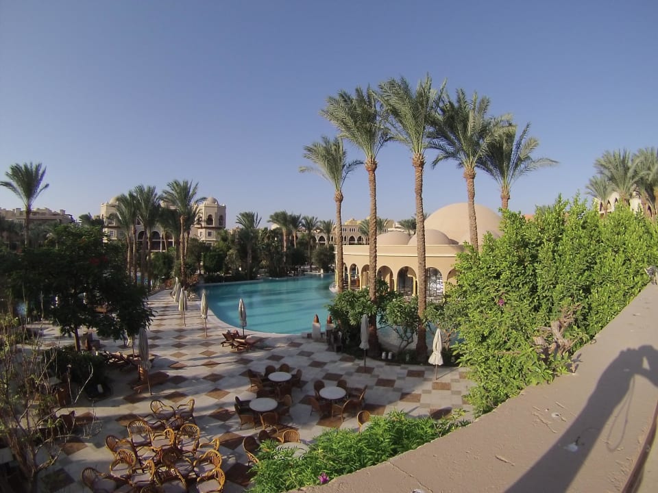 Ausblick auf die Anlage von weiter oben  Makadi Palace