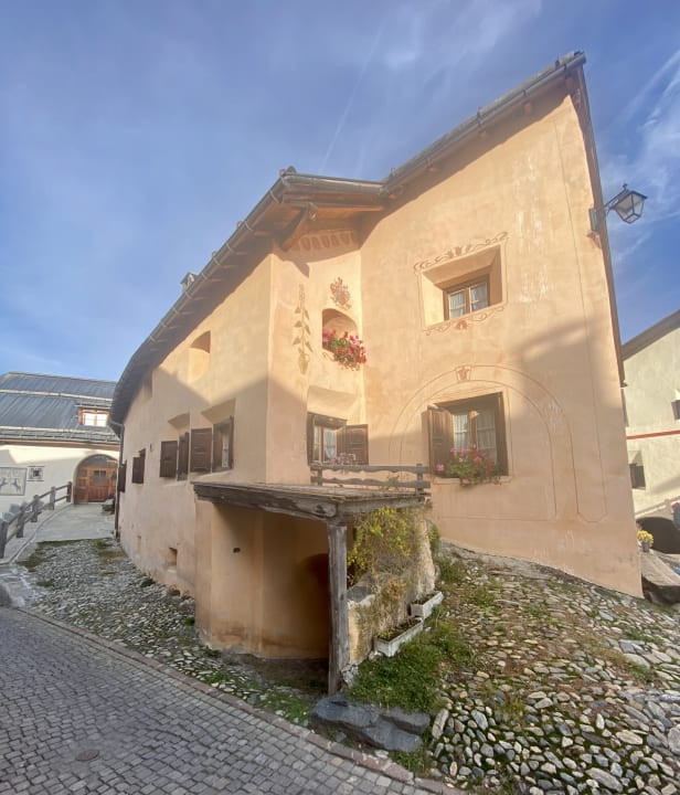 Außenansicht Hotel Meisser Guarda