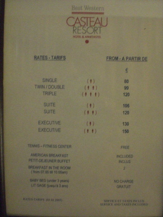 Zimmerpreise Hotel & Aparthotel Casteau Resort Mons