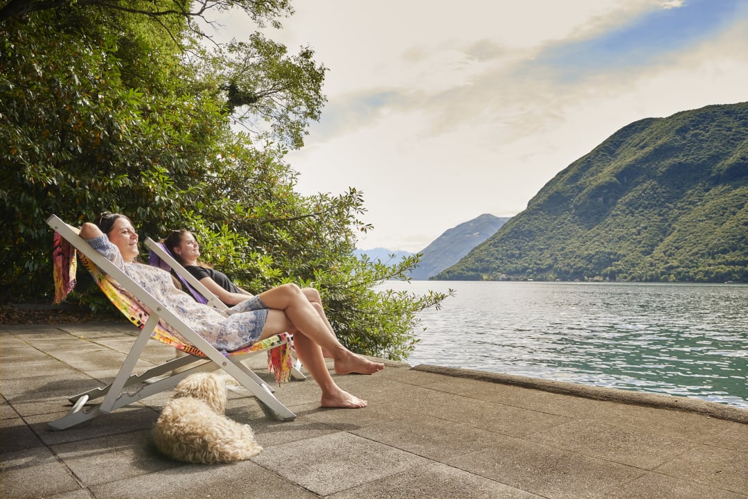 Ausblick Reka-Ferienanlage Gandria