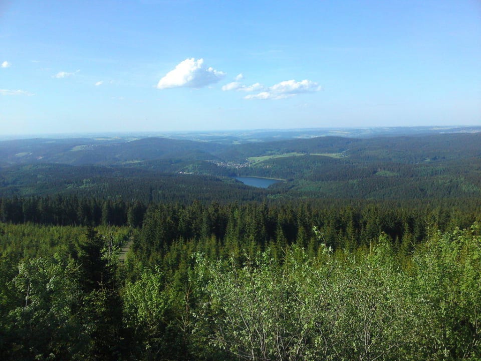 Blick vom Berggasthof nach Norden Historischer Berggasthof Auersberg