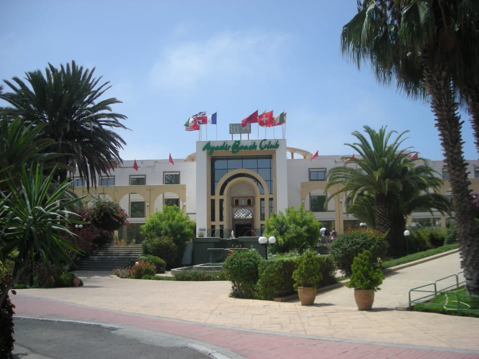 Hotelfrontansicht - Haupteingang Agadir Beach Club Hotel