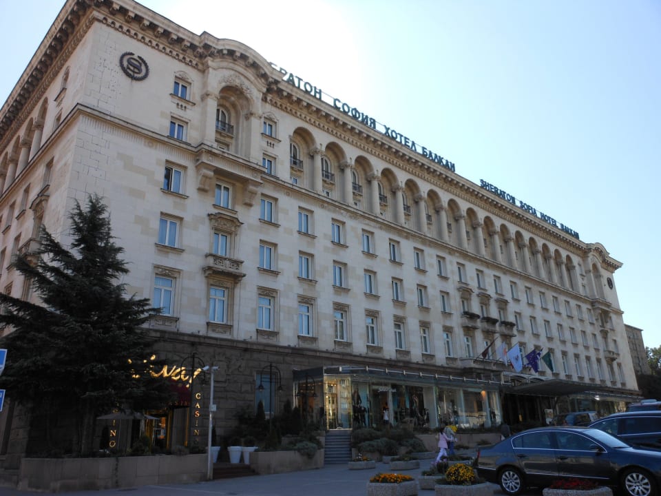 Aussenansicht Sheraton Sofia Hotel Balkan