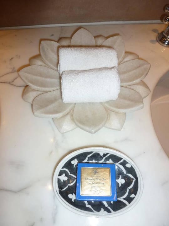 Produkte im Badezimmer Hotel The Oberoi Rajvilas