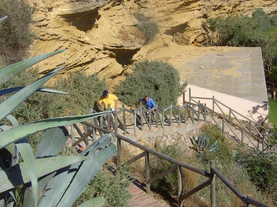 Treppe zum Strand Fuerte Conil-Resort