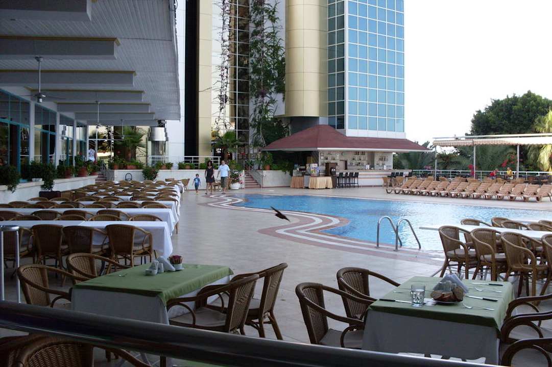 Vom Restaurant aus gesehen Kırbıyık Resort Hotel - Alanya