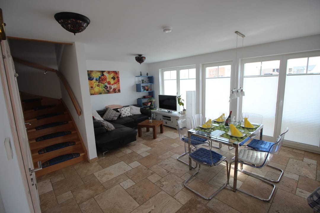 Wohnzimmer Strandhaus Libelle