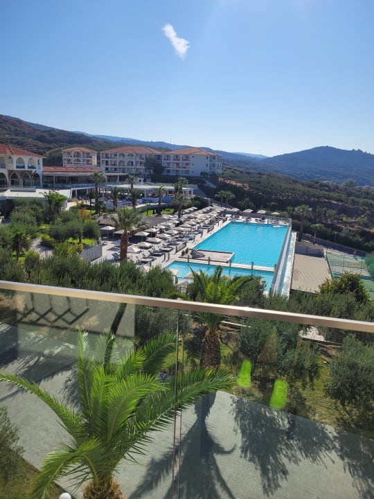 Ausblick Akrathos Beach Hotel