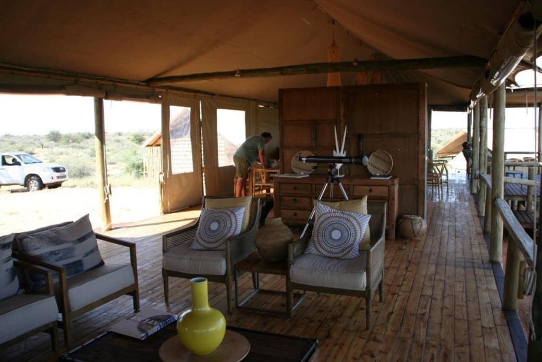 Hauptzelt Ta Shebube Polentswa Lodge