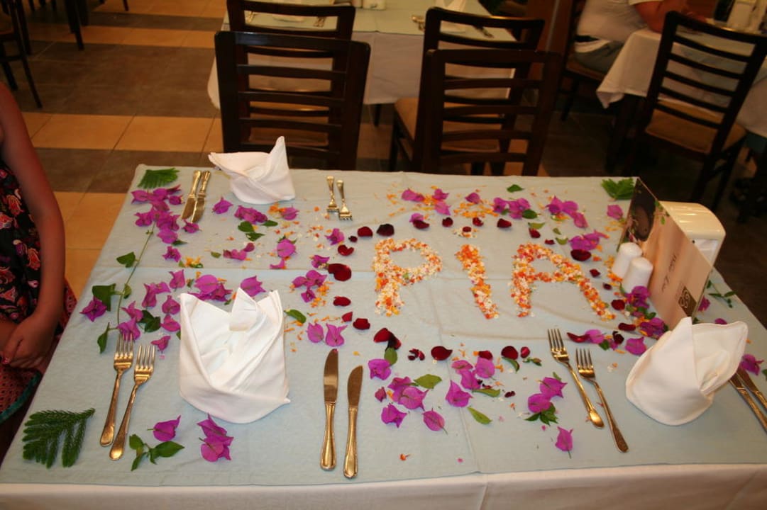 Geburtstagstisch Hane Family Resort