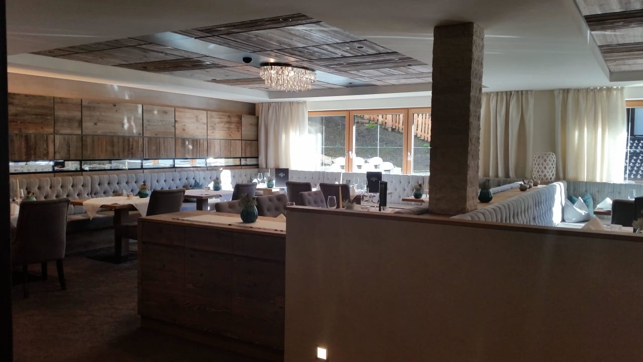 Bereich für das Abendessen Vitalhotel Edelweiss