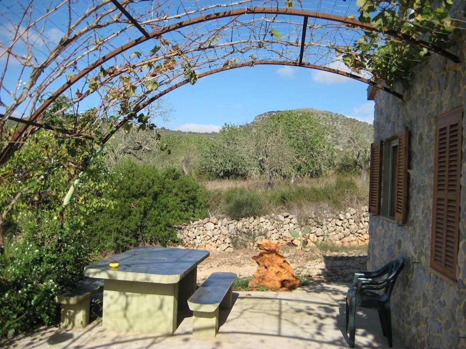 Terrasse Ferienhaus Casa d'es Cardassar