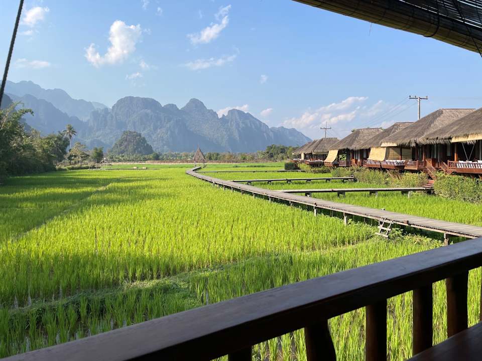 Gartenanlage Hotel Vieng Tara Villa