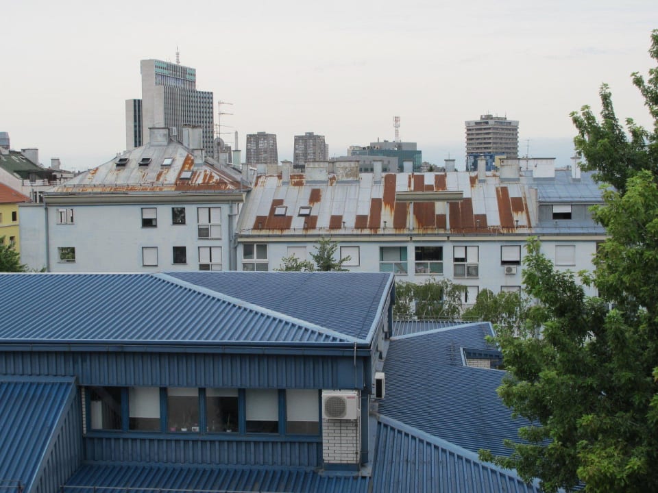 Blick aus dem Fenster Hotel Laguna Zagreb