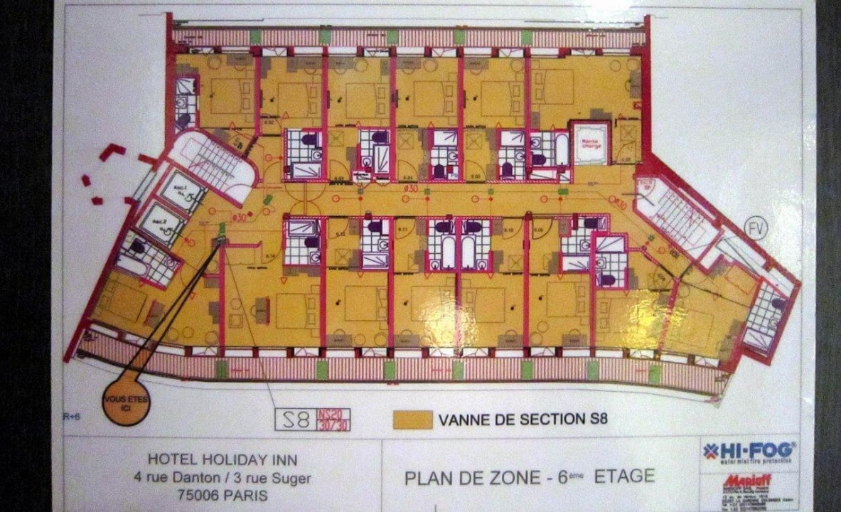 6th floor Hotel Holiday Inn Paris Notre Dame