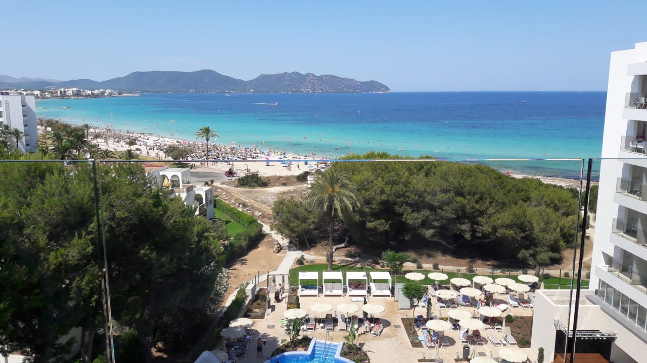 Ausblick Hipotels Bahía Cala Millor