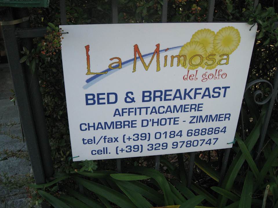 Zugang zur Pension Bed & Breakfast La Mimosa del golfo