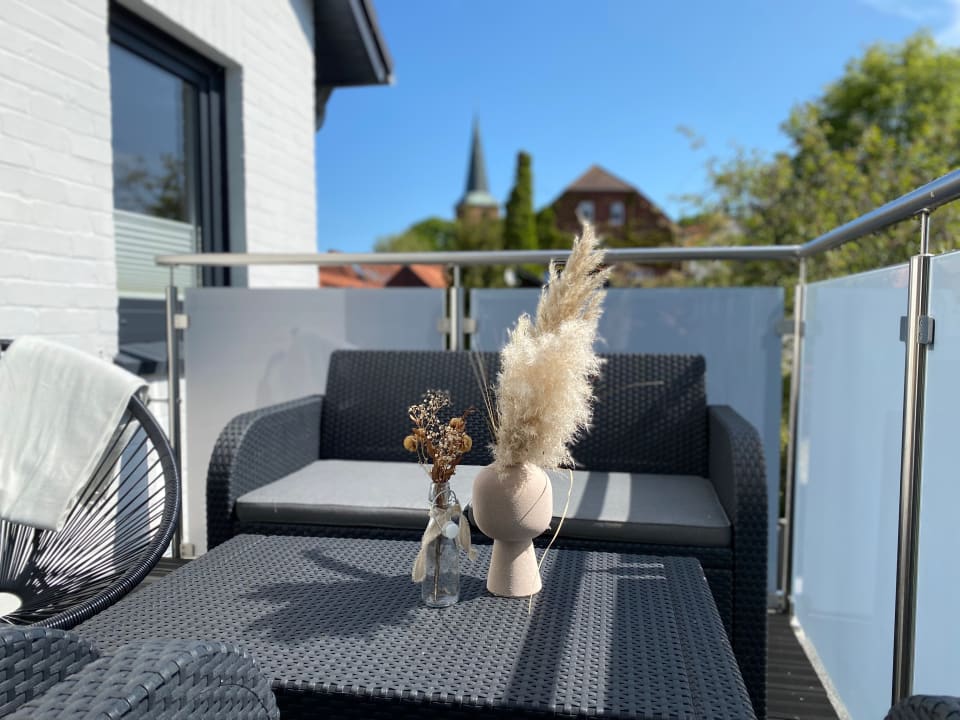 Ausblick Ferienhaus Sandersund