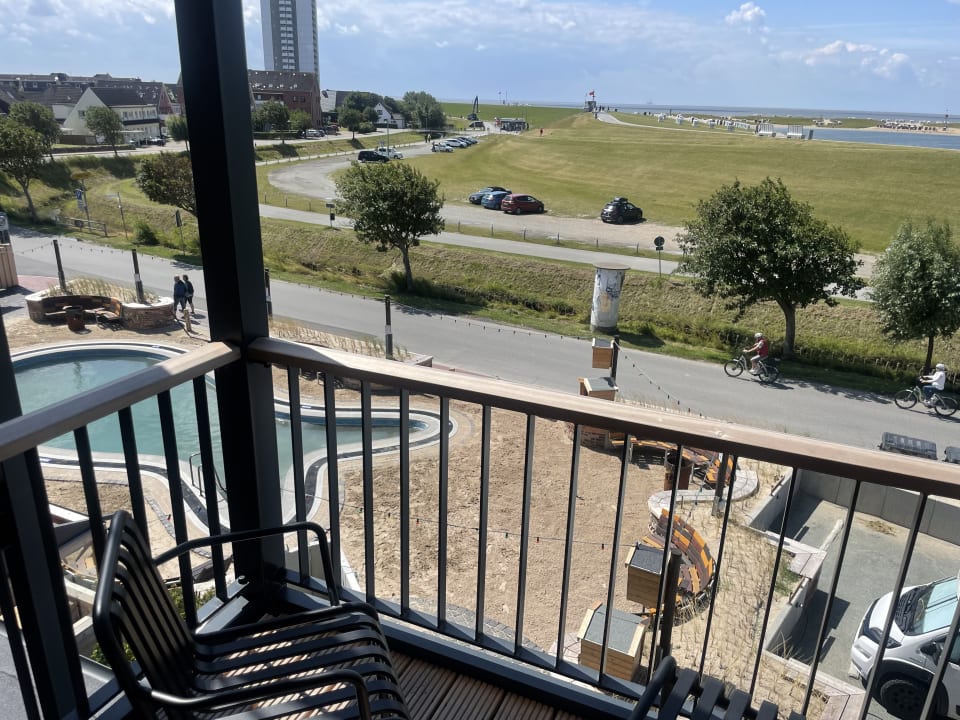 Ausblick Bretterbude Büsum