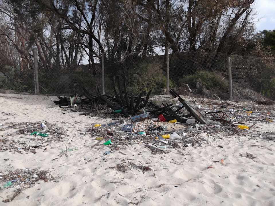 Strand neben dem Hotel Movie Gate Miramar
