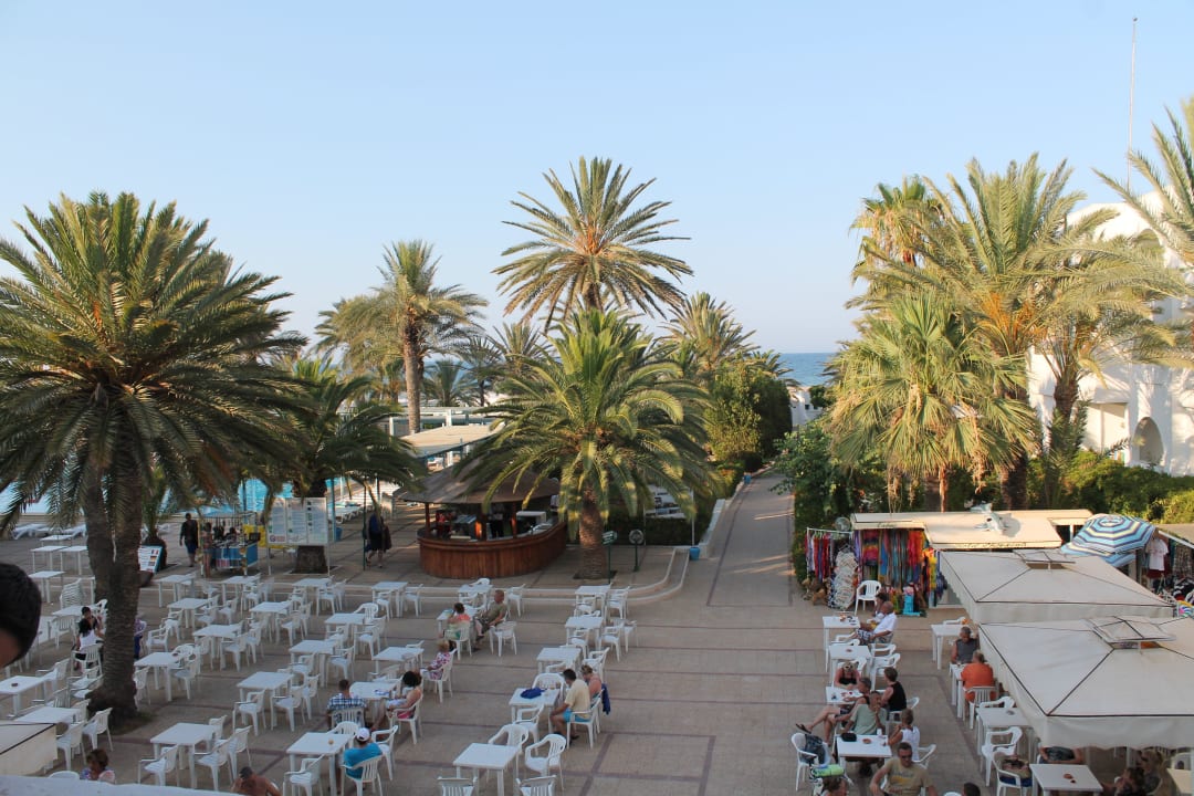 Aussicht zum Innenhof Hotel El Mouradi Port El Kantaoui