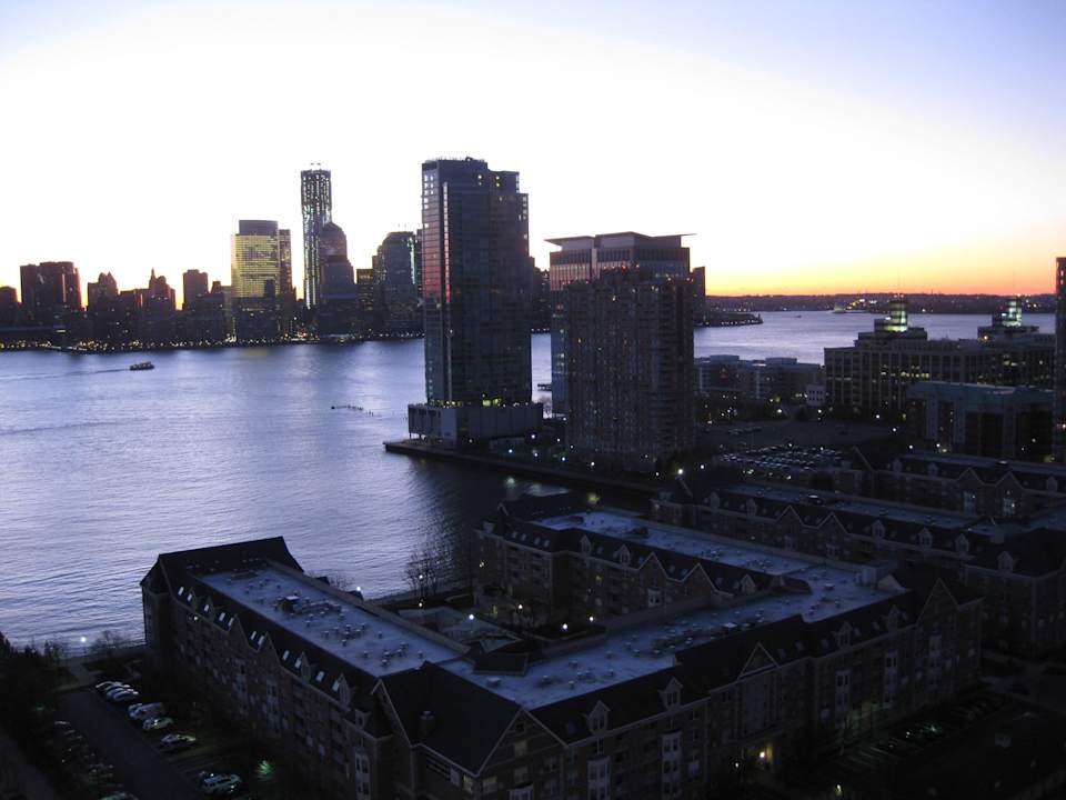 Ausblick aus dem 23. Stock Hotel The Westin Jersey City Newport