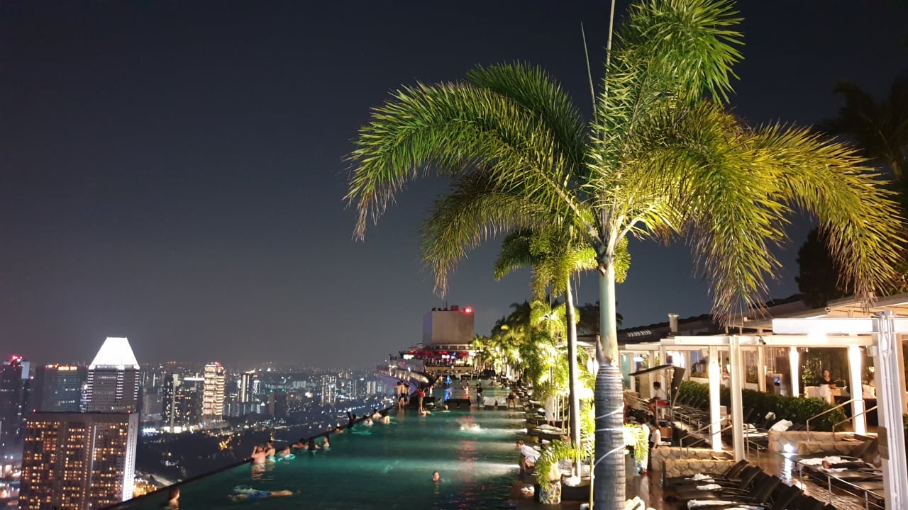 Ausblick Marina Bay Sands