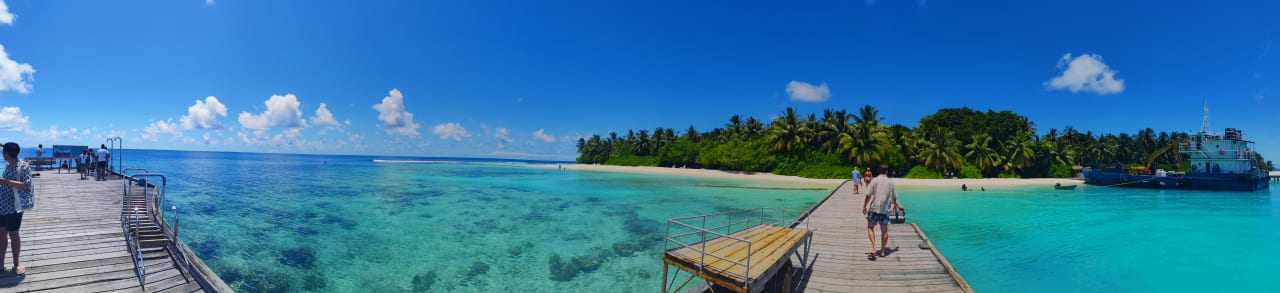 Ausblick Kuramathi Maldives