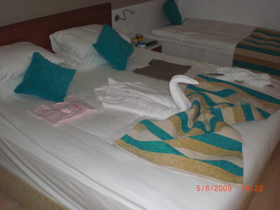 Bettschmuck Sunis Evren Beach Resort Hotel & Spa