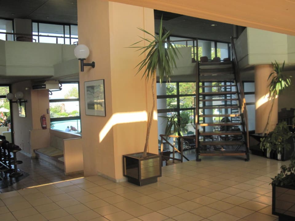Blick von der Rezeption aus Hotel Kalithea Sun & Sky