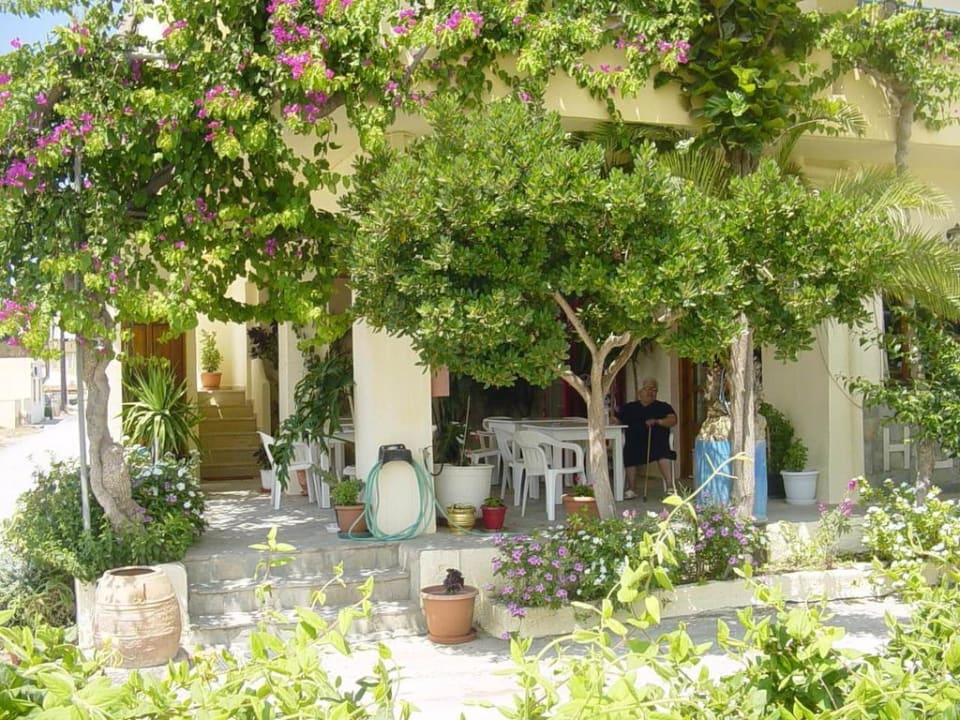 Marias Blumenterrasse Hotel Knossos