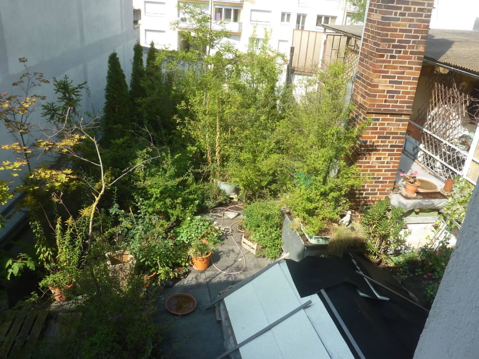 Garten wartet auf Gärtner Fränkischer Hotelgasthof Zur Stadt Mainz