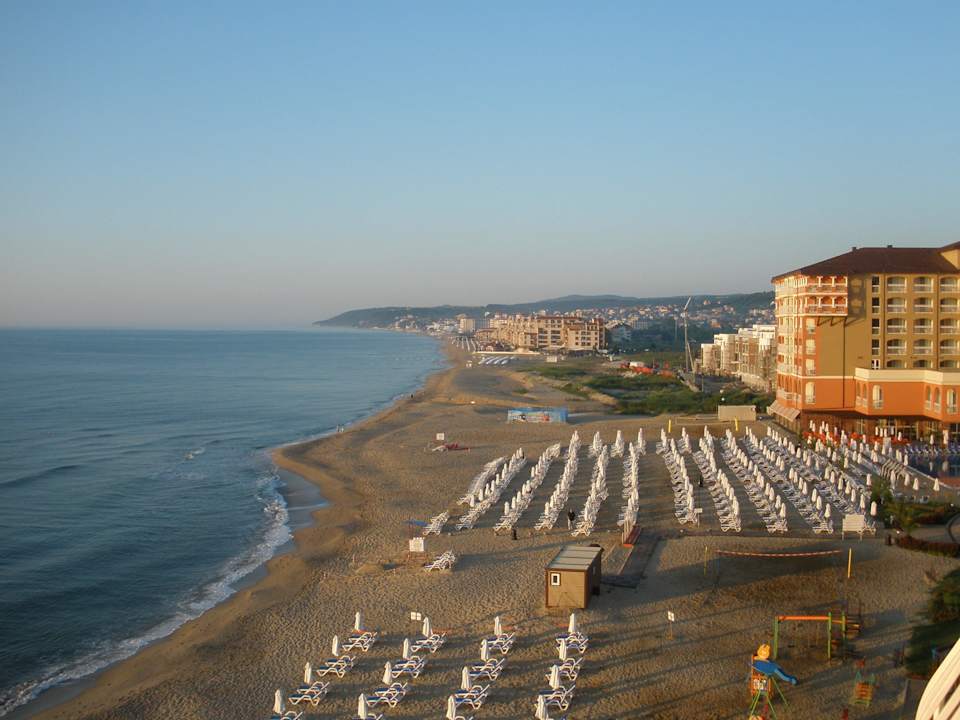 Vom Zimmer aus photografiert Sol Luna Bay