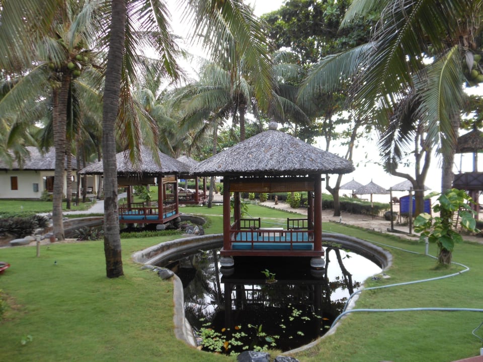 Garten mit Pavilion Hotel Blue Ocean Resort