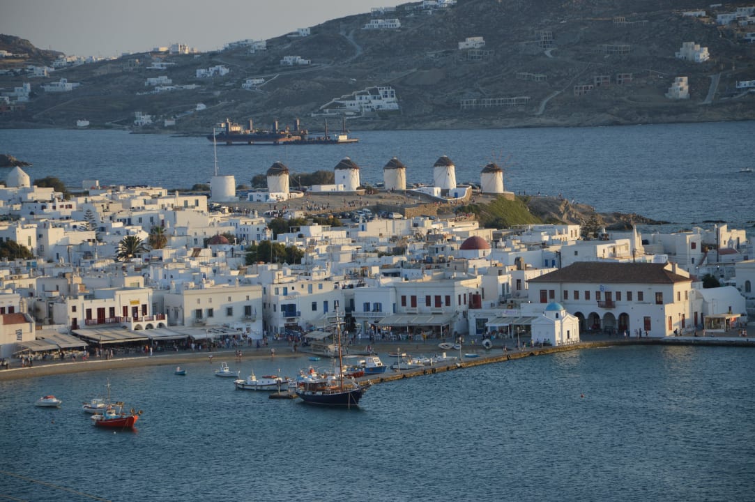 Aussicht vom balkon !!! Mykonos View Hotel