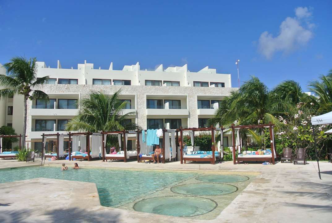 Block 2 und Pool Akumal Bay Beach & Wellness Resort