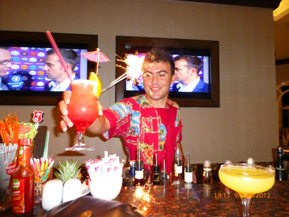 The best bartender ever... Osman! Hotel Delphin Imperial