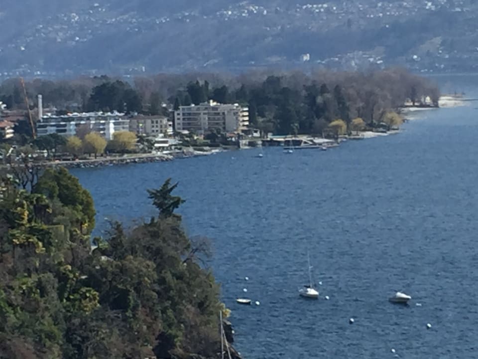 Ausblick Hotel Eden Roc Ascona