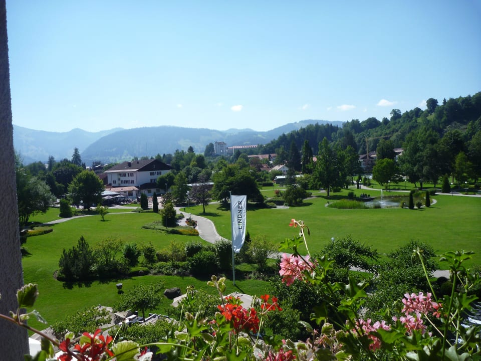 Aussicht vom Zimmer Parkhotel Oberstaufen