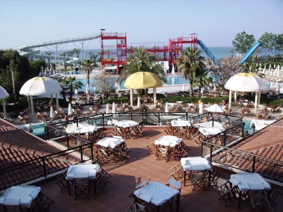 Blick vom Bar-Balkon Asteria Family Belek