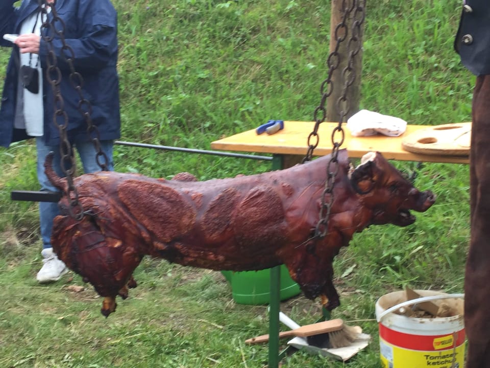 Erd - Spanferkel MONDI Schiefe Alm Gastein