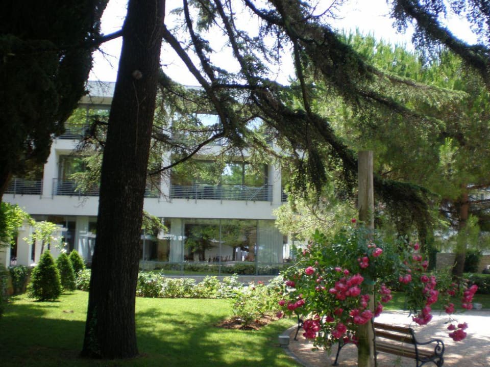 Unser Balkon mit Blick zum Park Falkensteiner Hotel Adriana